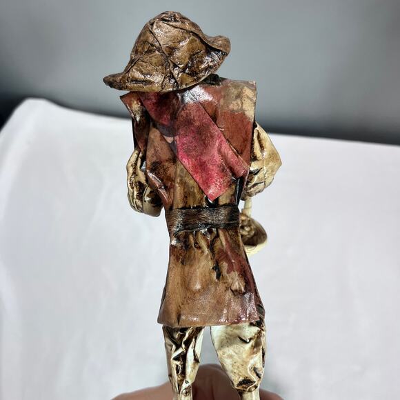 Antique Vintage Mexican Folk Art Paper Mache Villagers Figurines Vtg Collectors - Picture 7 of 13